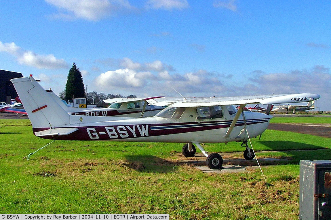 G-BSYW, 1976 Cessna 150M C/N 150-78446, Cessna 150M [150-78446] Elstree~G 10/11/2004