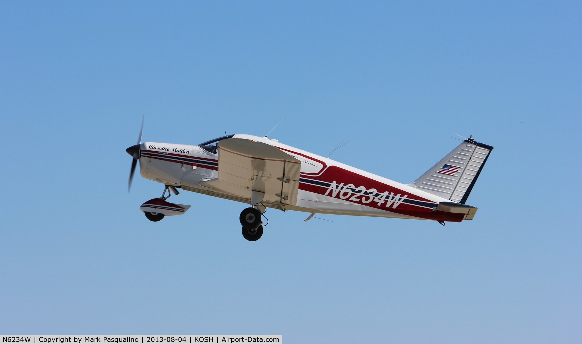 N6234W, 1964 Piper PA-28-140 Cherokee C/N 28-20275, Piper PA-28-140