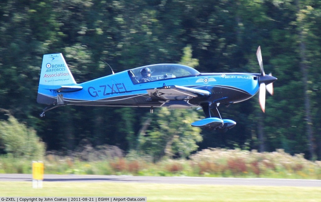 G-ZXEL, 2006 Extra EA-300L C/N 1224, Arriving back after display