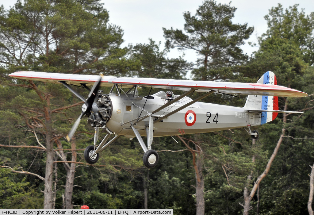 F-HCJD, Morane-Saulnier MS.317 C/N 311, at lffq