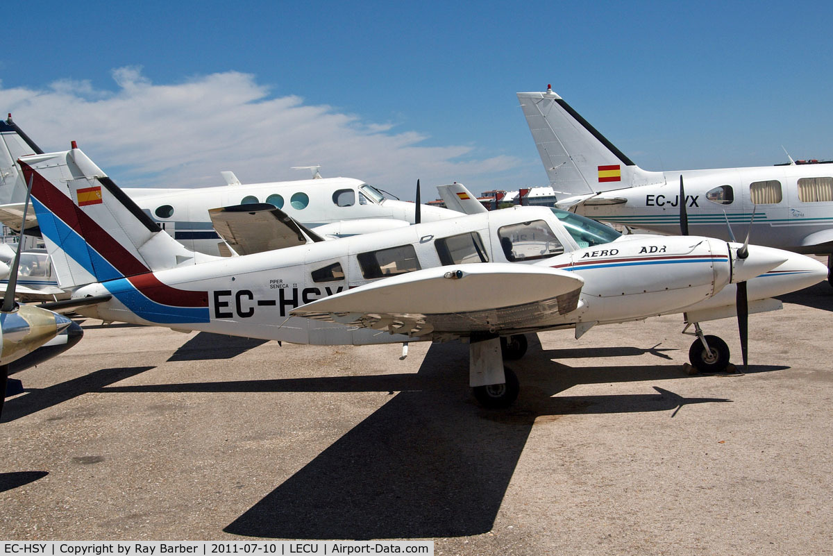 EC-HSY, Piper PA-34-200T C/N 34-8170043, Piper PA-34-200T Seneca II [34-8170043] Madrid-Cuatro Vientos~EC 10/07/2011