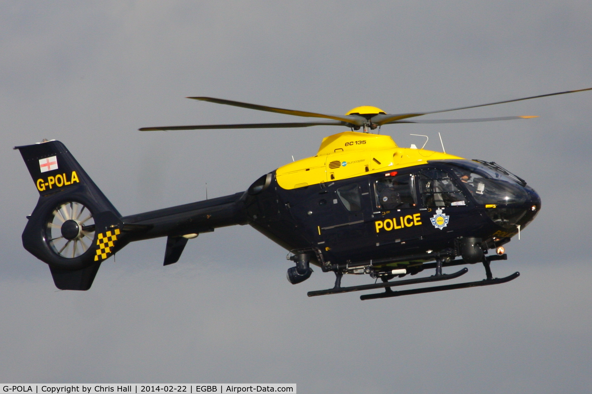 G-POLA, 2010 Eurocopter EC-135P-2+ C/N 877, West Midlands Police Authority