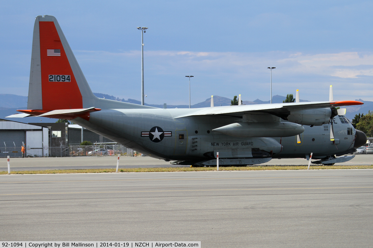 92-1094, 1992 Lockheed LC-130H Hercules C/N 382-5402, parked on Military apron