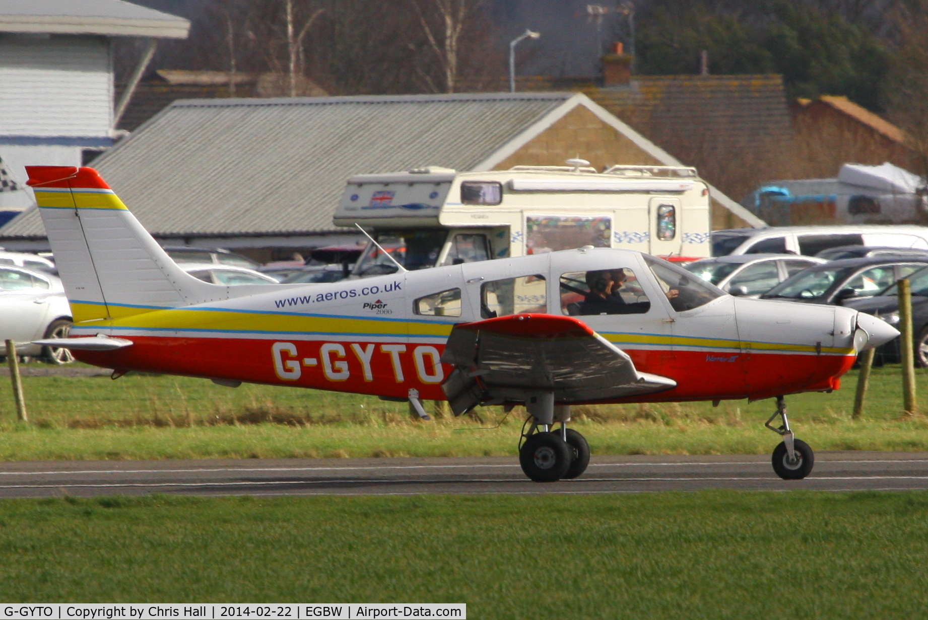 G-GYTO, 2000 Piper PA-28-161 Cherokee Warrior III C/N 2842082, at Wellesbourne Mountford
