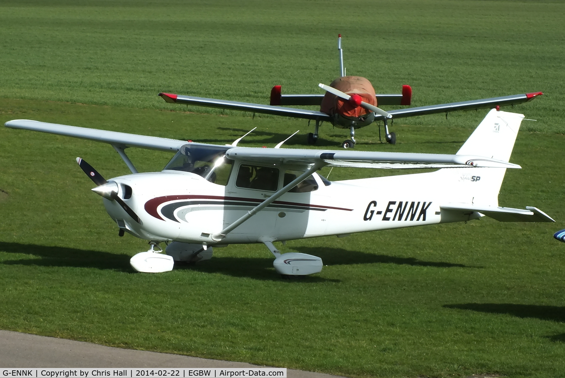 G-ENNK, 2000 Cessna 172S Skyhawk SP C/N 172S-8538, visitor from Sleap