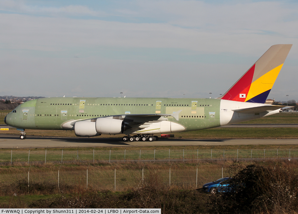 F-WWAQ, 2013 Airbus A380-841 C/N 155, C/n 0155 - For Asiana Airlines