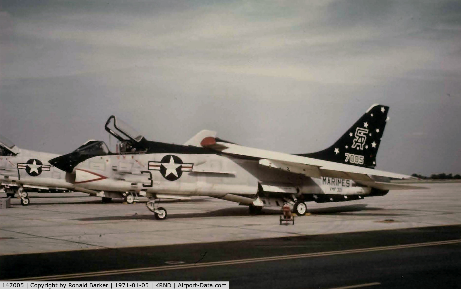 147005, Vought F-8C Crusader C/N Not found 147005, TDY Randolph