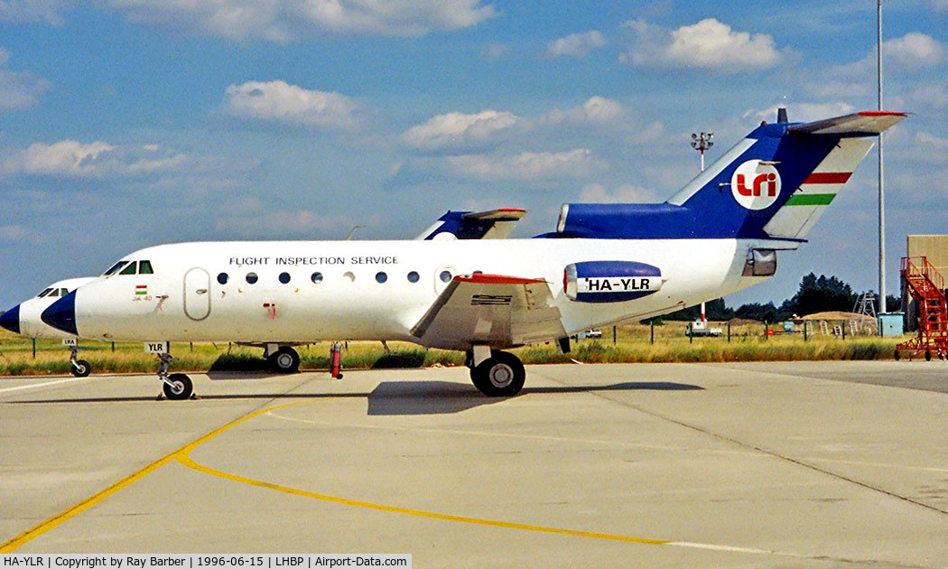 HA-YLR, 1975 Yakovlev Yak-40 C/N 9541044, Yakovlev Yak-40E [9541044] (Flight Inspection Service) Budapest-Ferihegy~HA 15/06/1996