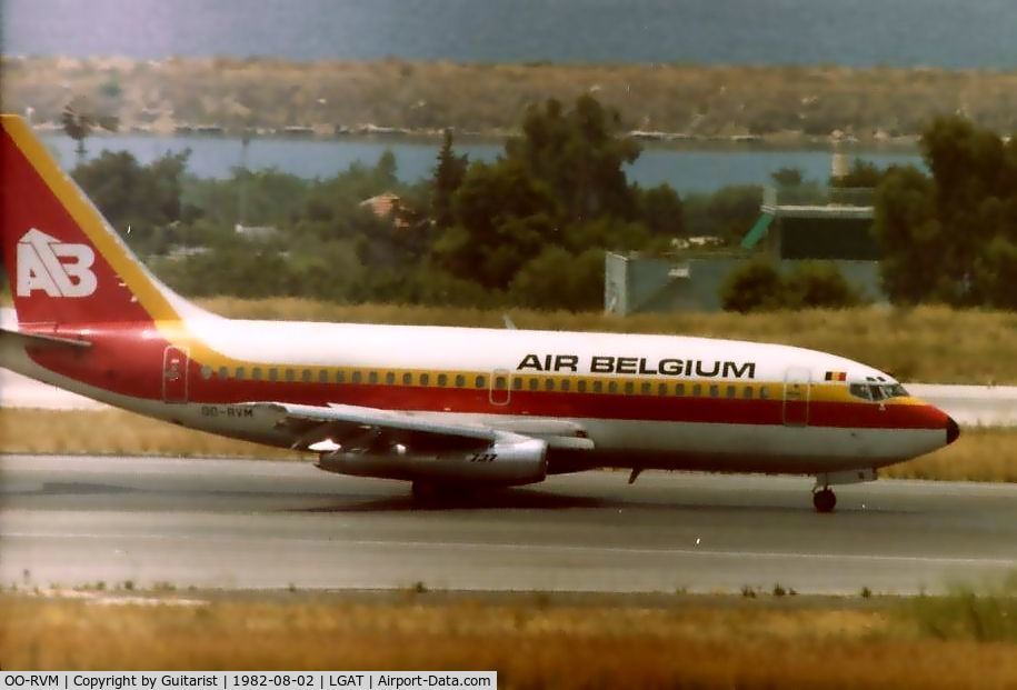 OO-RVM, 1981 Boeing 737-2Q8 C/N 22453, At the old Athens Airport