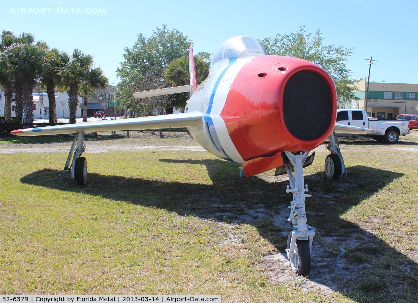 52-6379, 1951 Republic F-84F-30-RE Thunderstreak C/N Not found 51-1797, F-84F Thunderstreak in Wauchula Florida