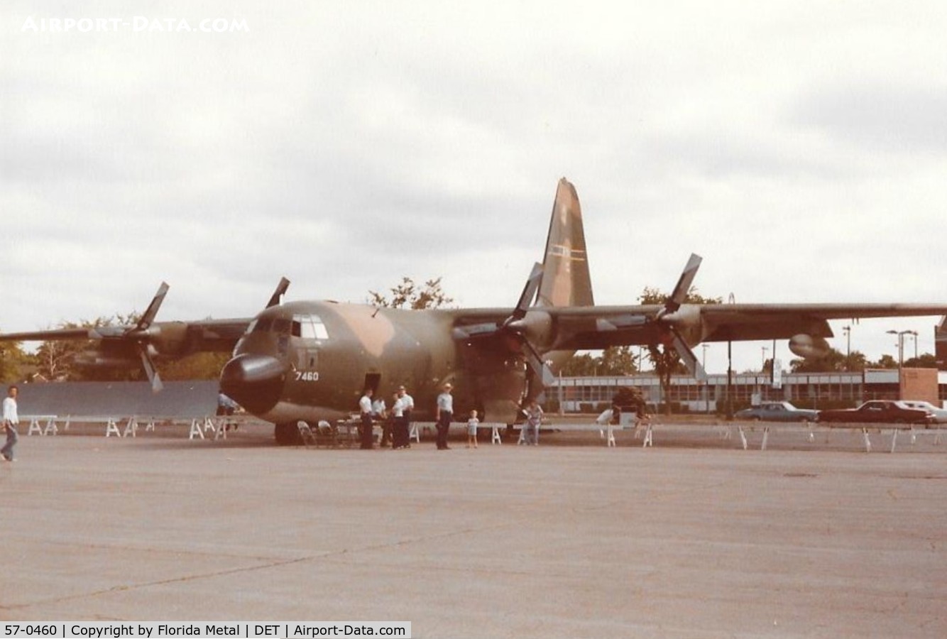 57-0460, 1957 Lockheed C-130A Hercules C/N 182-3167, C-130A Hercules taken by my grandfather Louis Dzialo in 1978 at Detroit City Airport Airshow