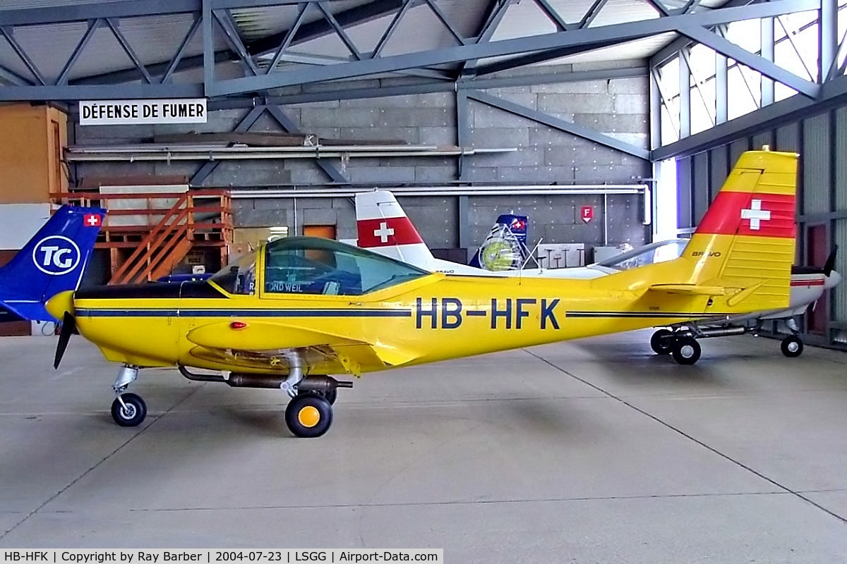 HB-HFK, 1978 FFA AS-202/15 Bravo C/N 112, FFA AS.202/15-1 Bravo [112] Geneva~HB 23/07/2004