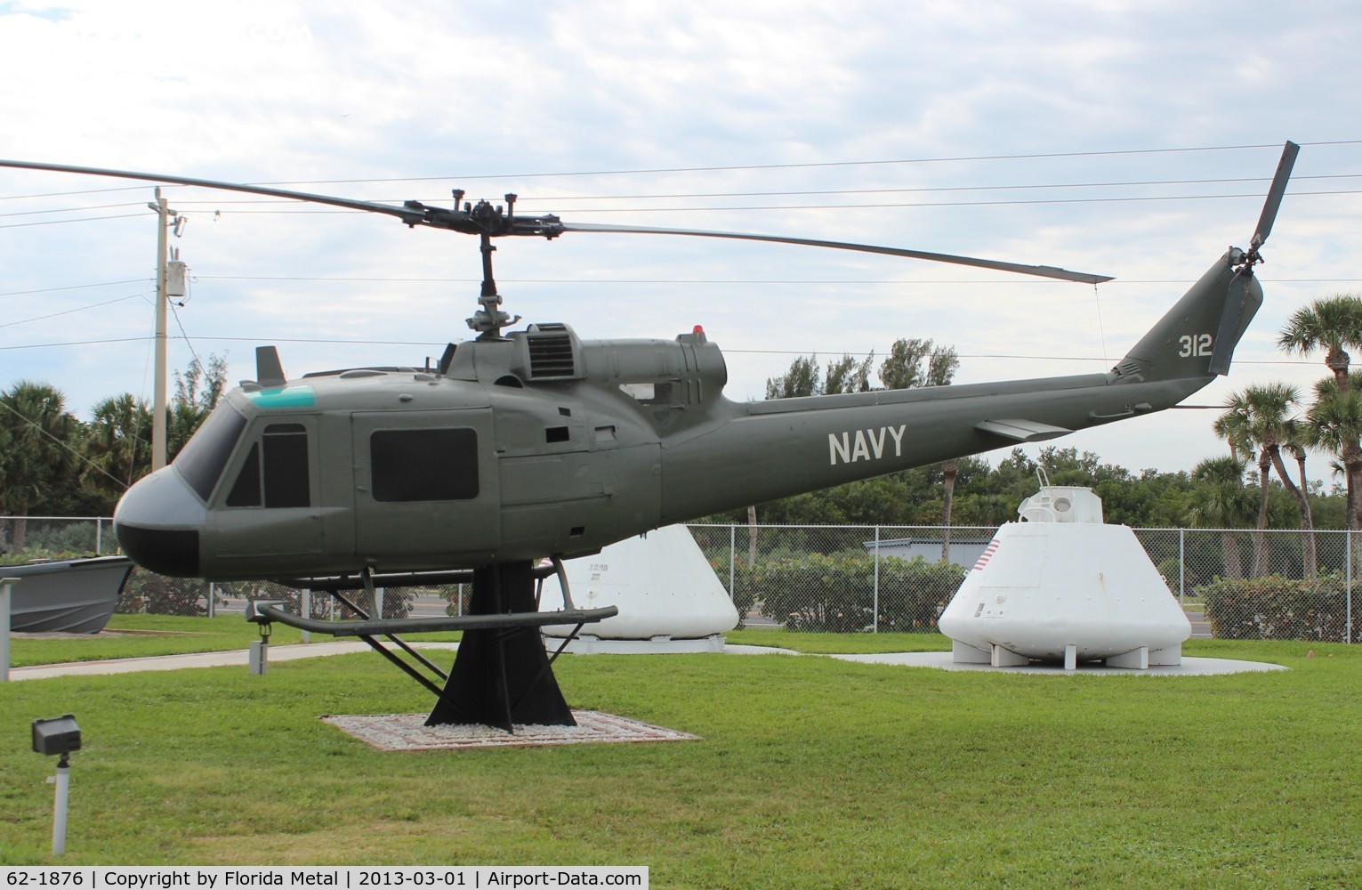 62-1876, 1962 Bell UH-1B Iroquois C/N 396, UH-1B at Navy Seal Museum Ft. Pierce