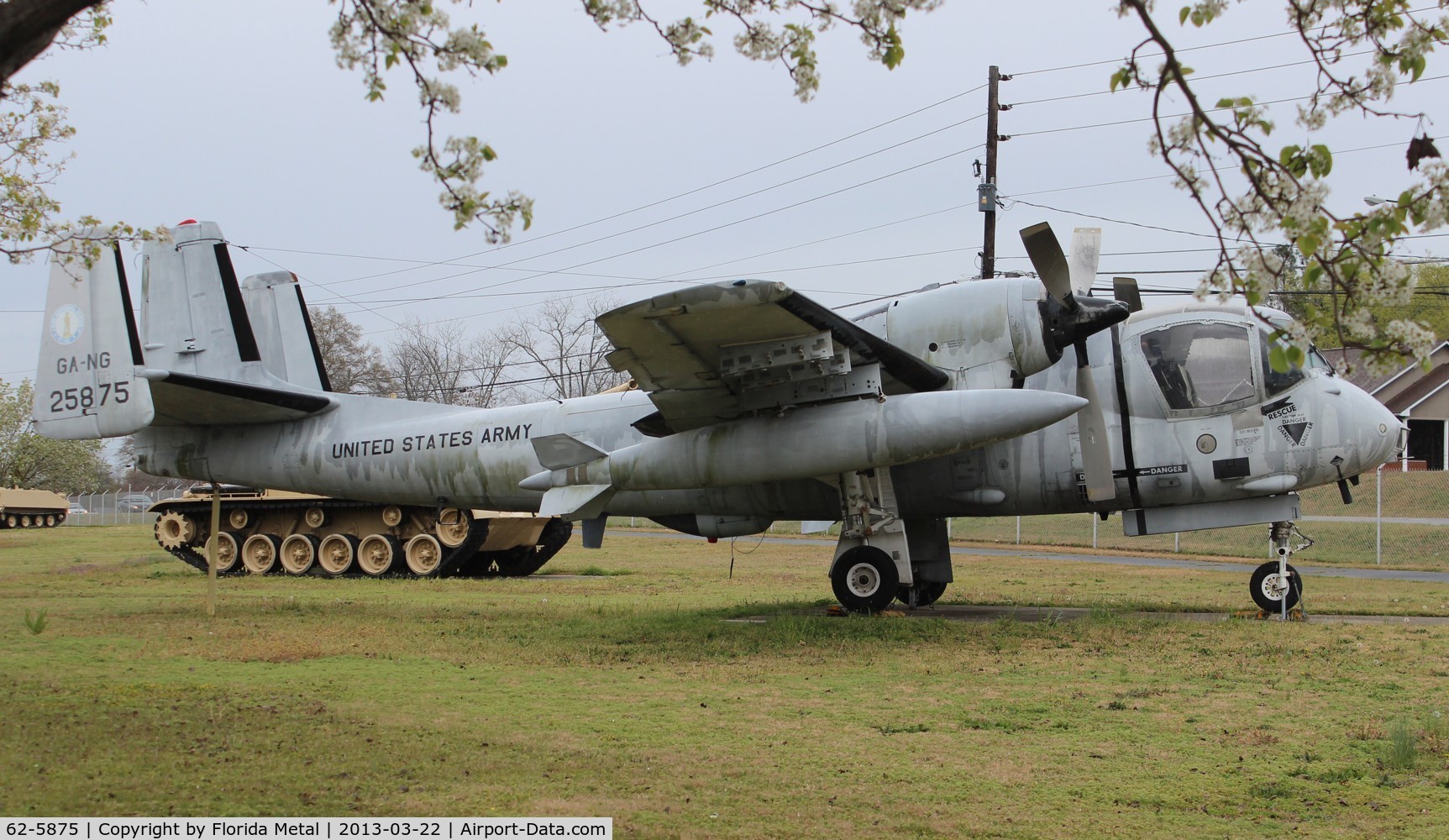 62-5875, 1962 Grumman OV-1D Mohawk C/N 34B, OV-1D Mohawk Macon Georgia