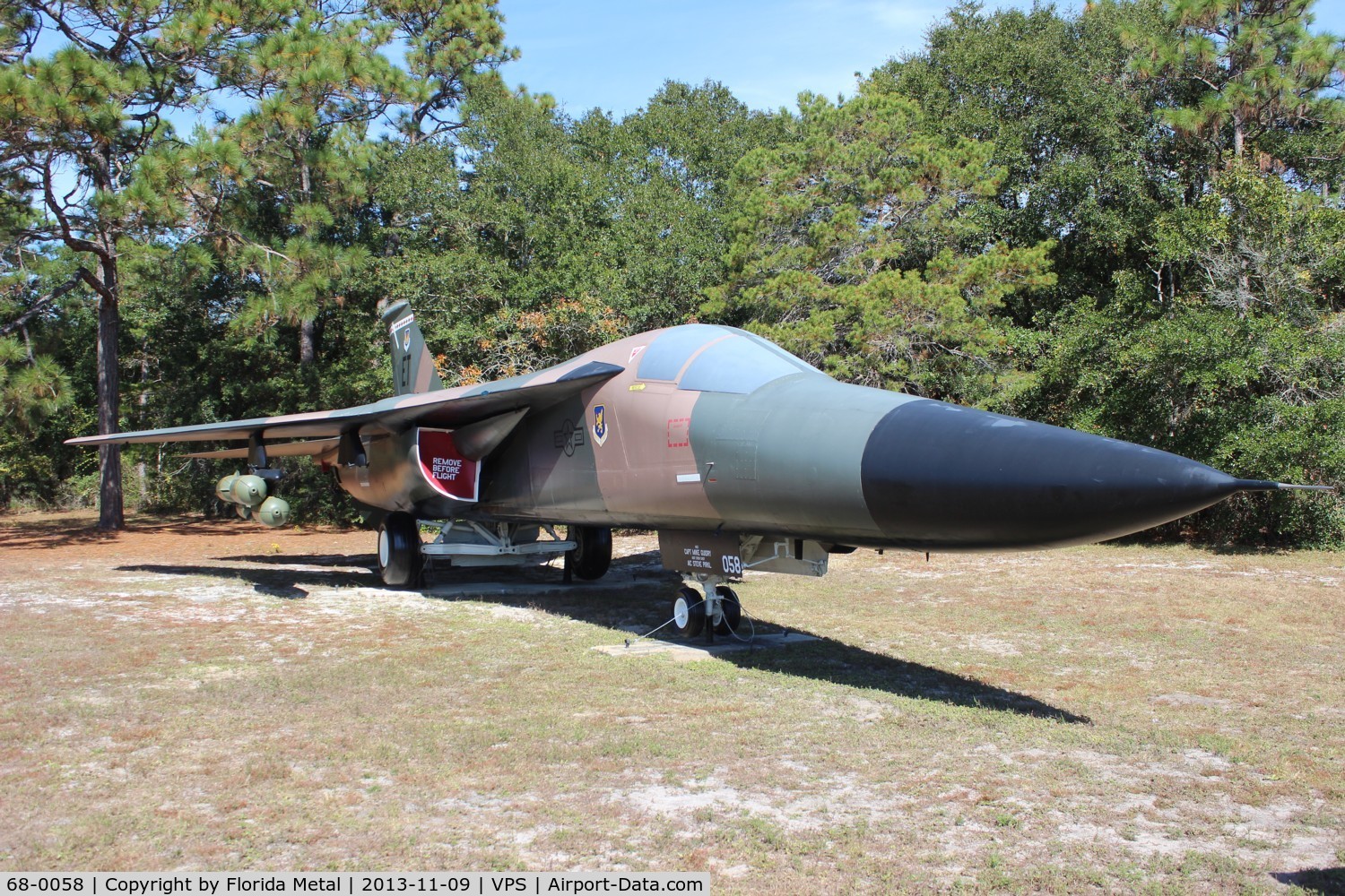 68-0058, 1968 General Dynamics F-111E Aardvark C/N A1-227, F-111E Aardvark