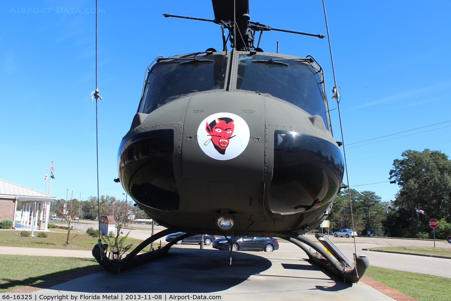 66-16325, 1967 Bell UH-1H Iroquois C/N 8519, UH-1H at Daleville City Hall Daleville AL