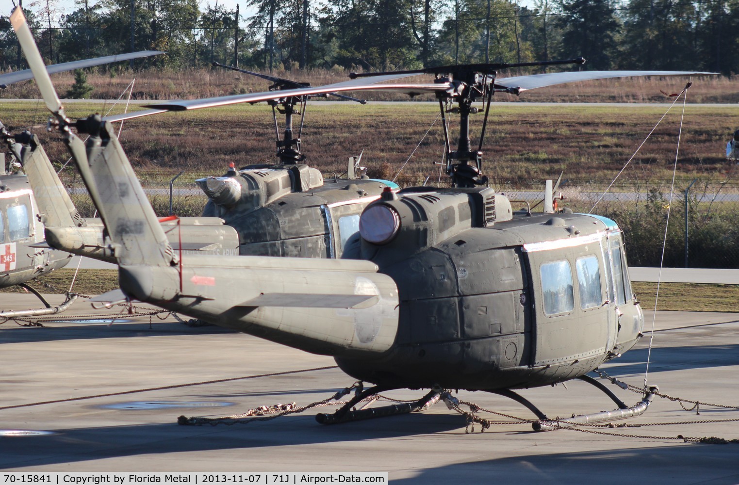 70-15841, 1970 Bell AH-1F Cobra C/N 12451, UH-1H