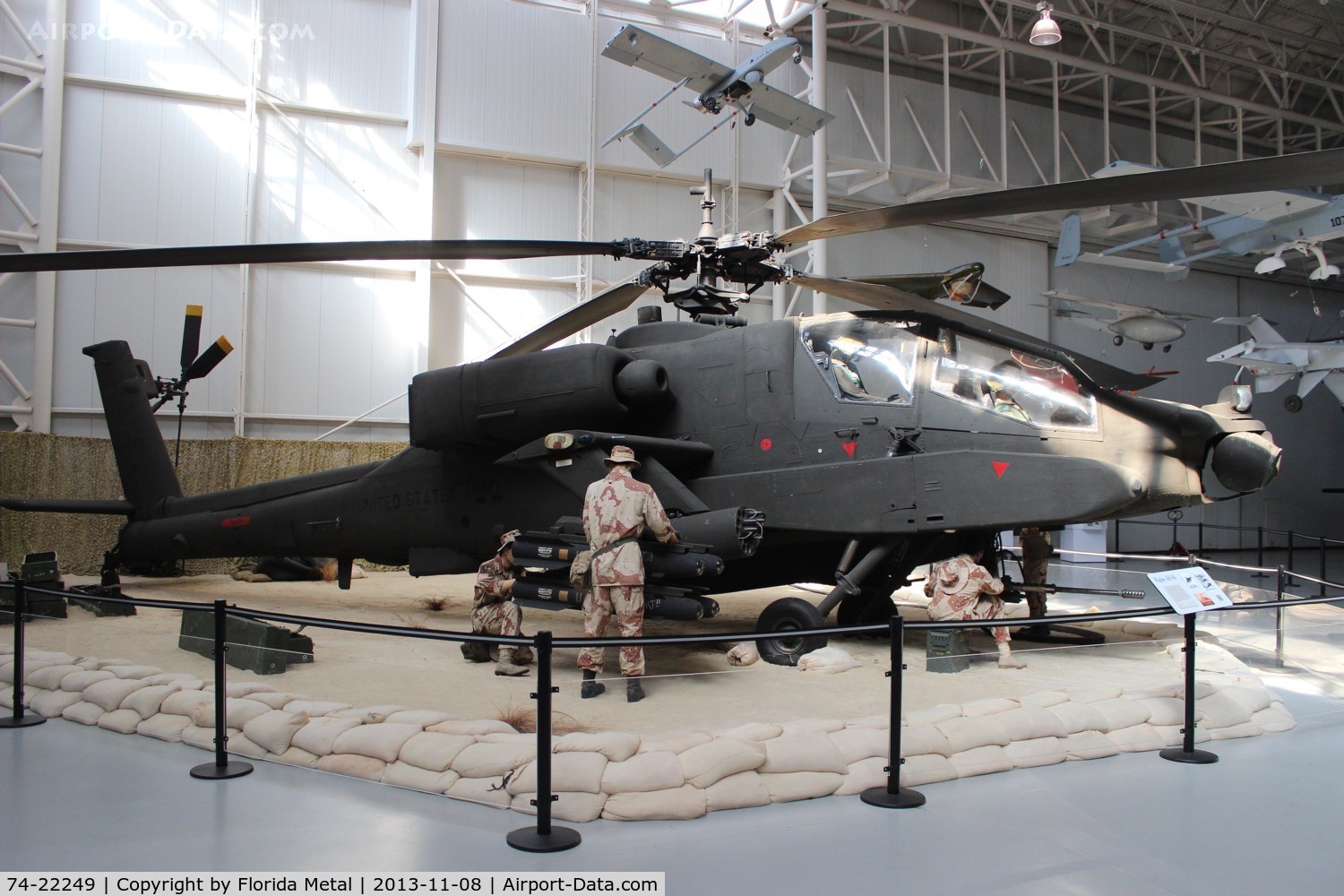 74-22249, 1975 Hughes YAH-64A Apache C/N AV.03, YAH-64A Apache at Army Aviation Museum