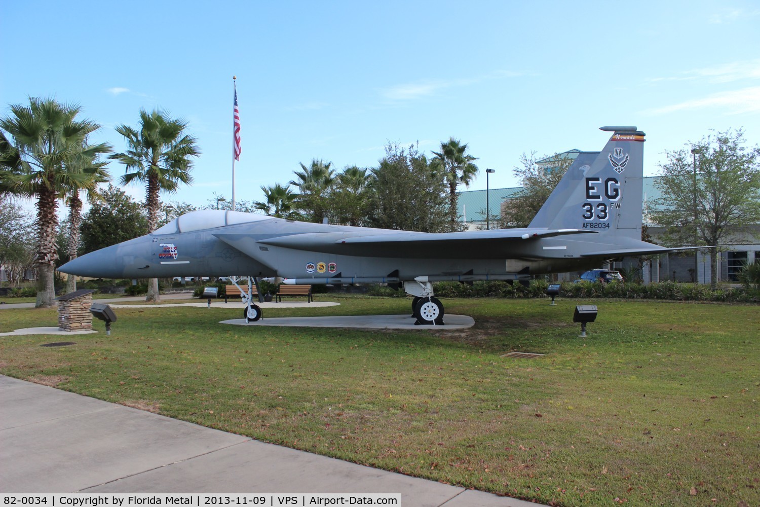 82-0034, 1982 McDonnell Douglas F-15C Eagle C/N 0850/C265, F-15C at Ft. Walton Beach Airport