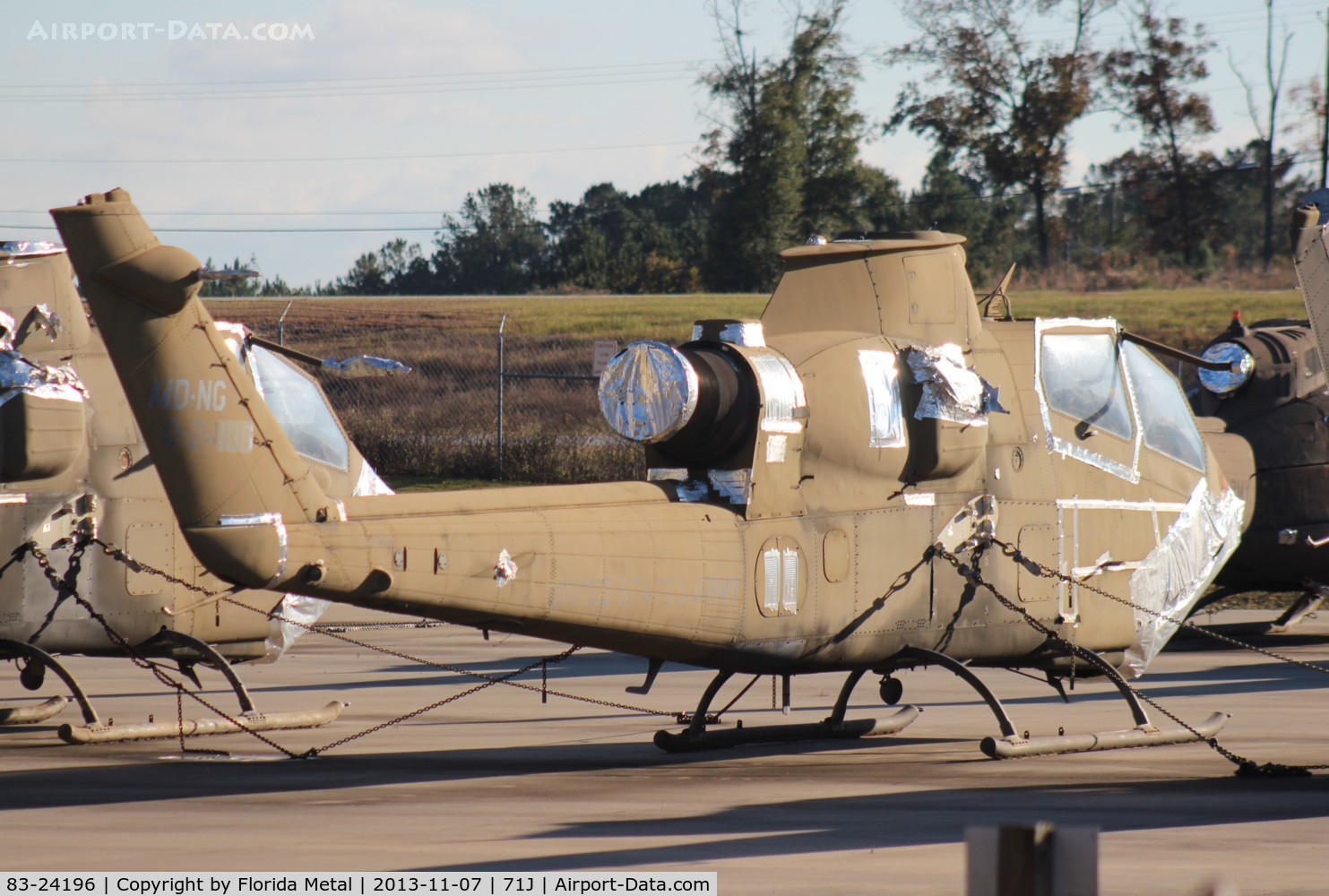 83-24196, 1983 Bell AH-1S Cobra C/N 22344, AH-1S