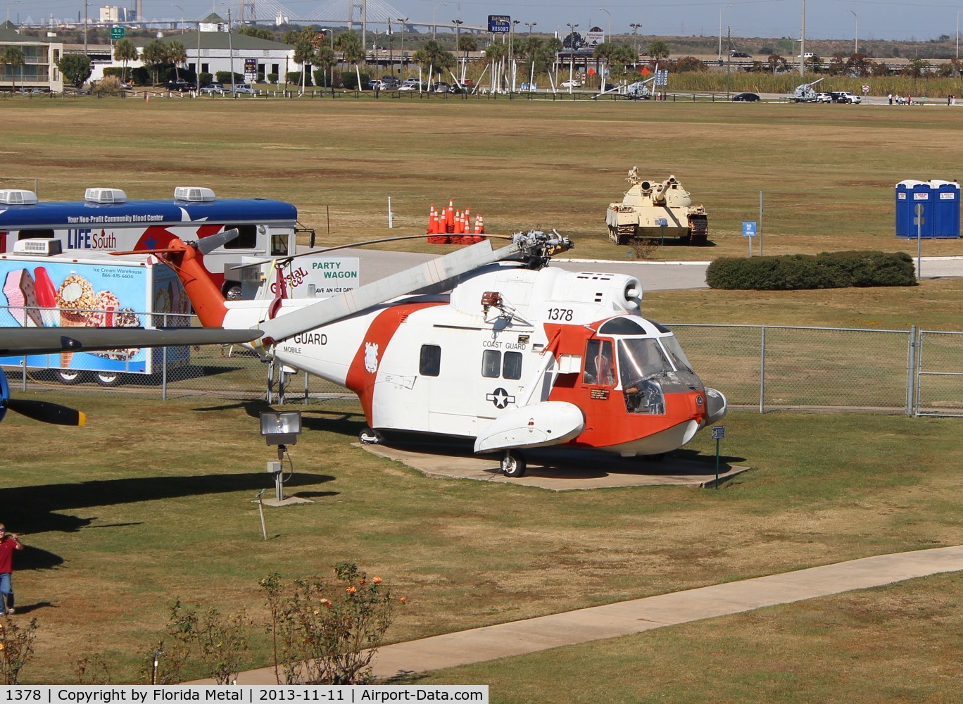 1378, Sikorsky HH-52A Sea Guard C/N 62.056, HH-52 Sea Guardian taken from Battleship Alabama