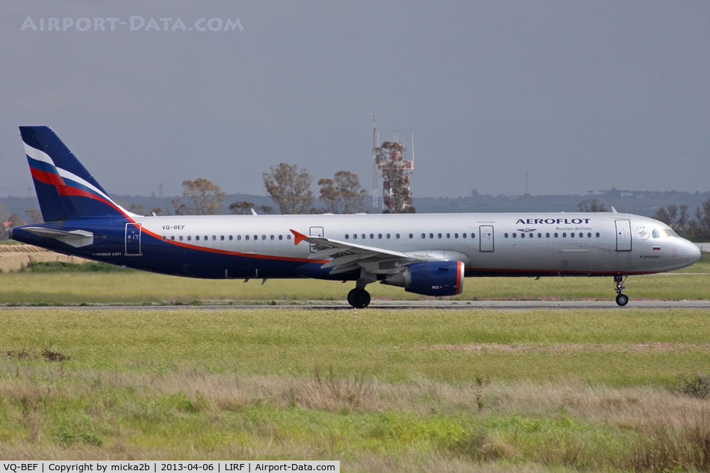 VQ-BEF, 2009 Airbus A321-211 C/N 4103, Taxiing