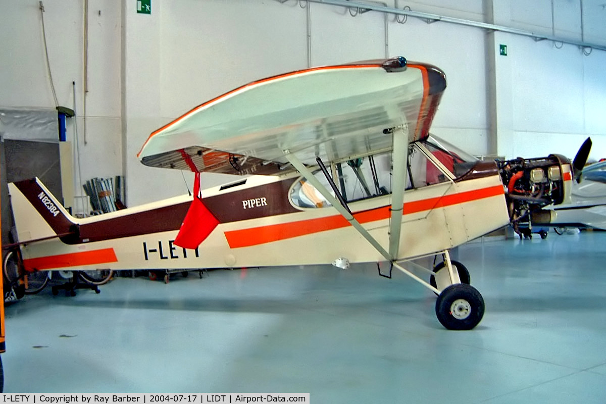 I-LETY, Piper PA-18-150 Super Cub C/N 187909095, Piper PA-18-150 Super Cub [18-7909095] Trento-Mattarello~I 17/07/2004