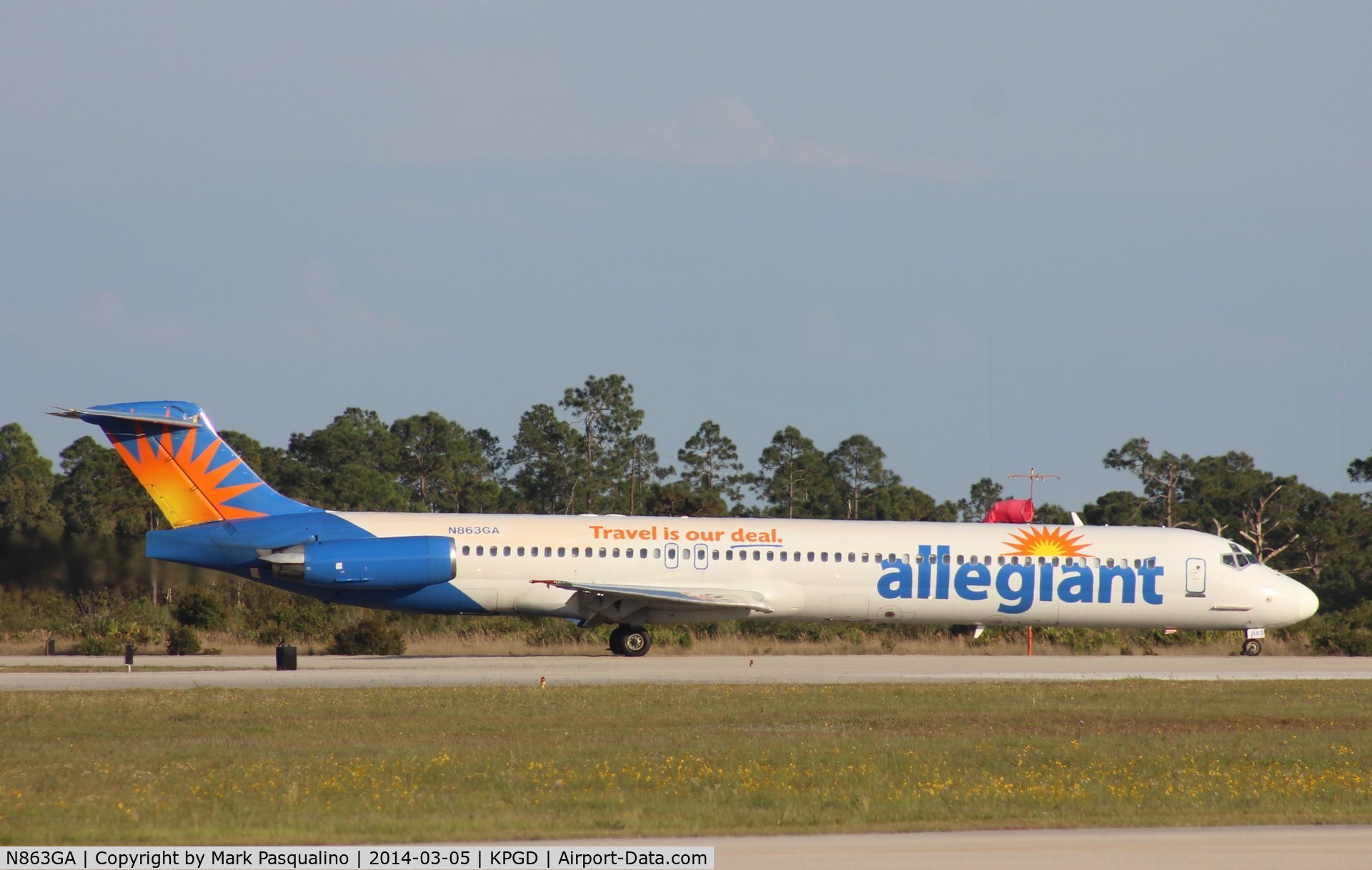 N863GA, 1989 McDonnell Douglas MD-83 (DC-9-83) C/N 49911, MD-83