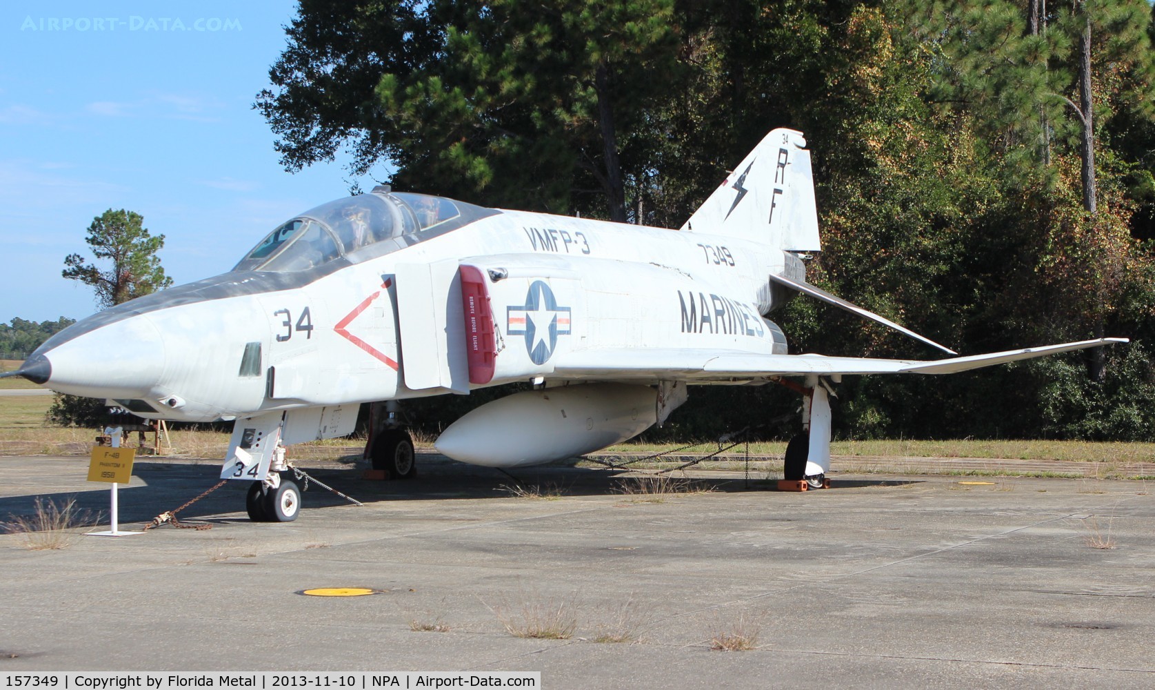 157349, McDonnell RF-4B Phantom II C/N 3892, RF-4B Phantom