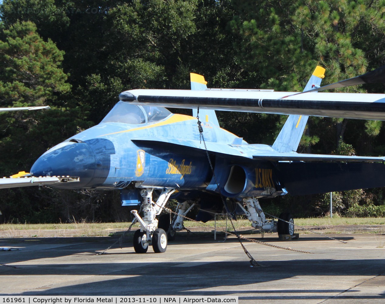 161961, McDonnell Douglas F/A-18A Hornet C/N 0174, Blue Angels F/A-18A Hornet