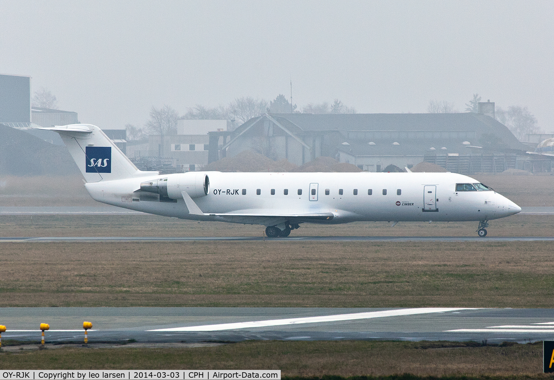 OY-RJK, 2002 Bombardier CRJ-200ER (CL-600-2B19) C/N 7622, Copenhagen Kastrup 3.3.14