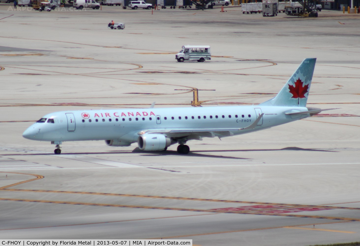 C-FHOY, 2007 Embraer 190AR (ERJ-190-100IGW) C/N 19000105, Air Canada E190