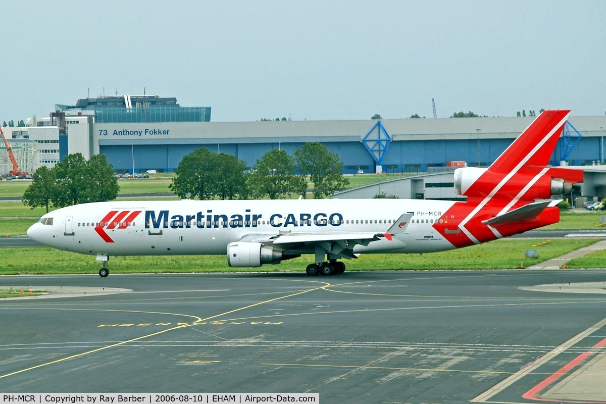 PH-MCR, 1995 McDonnell Douglas MD-11F C/N 48617, McDonnell-Douglas MD-11CF [48617] (Marinair Cargo) Amsterdam-Schiphol~PH 10/08/2006