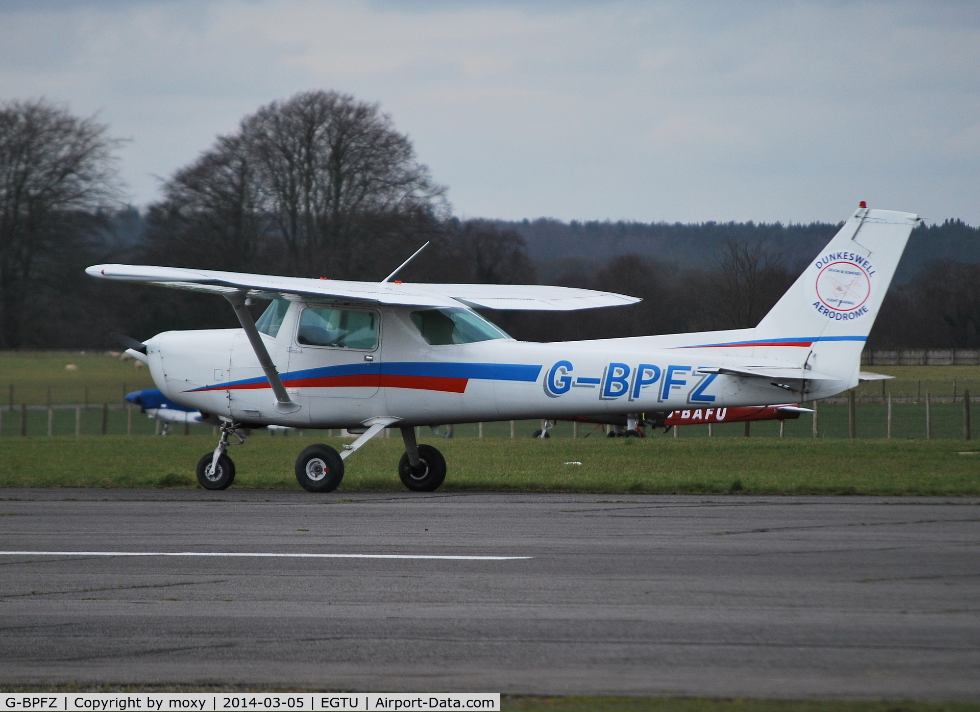 G-BPFZ, 1983 Cessna 152 C/N 152-85741, Cessna 152 at Dunkeswell. Ex N94594.