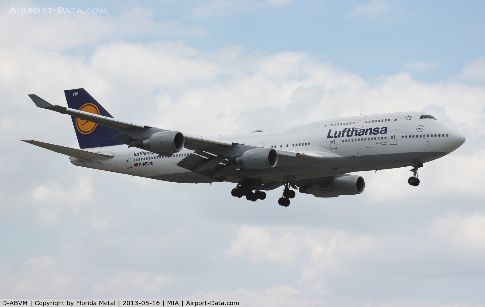 D-ABVM, 1998 Boeing 747-430 C/N 29101, Lufthansa 747-400