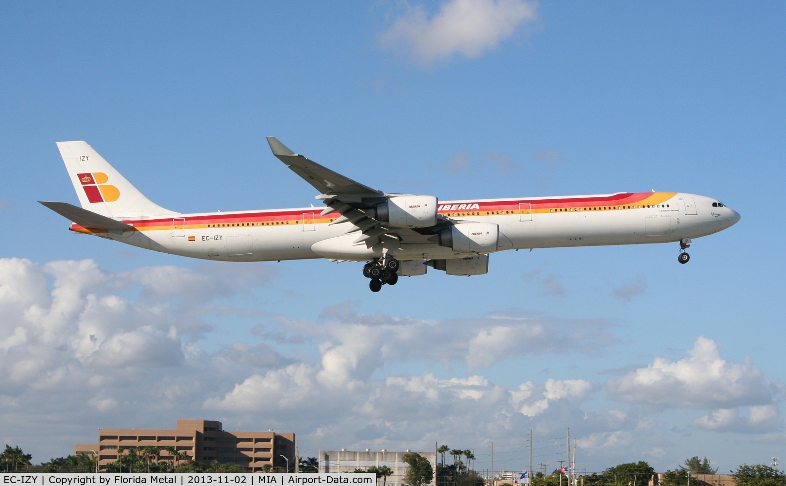 EC-IZY, 2004 Airbus A340-642 C/N 604, Iberia A340-600