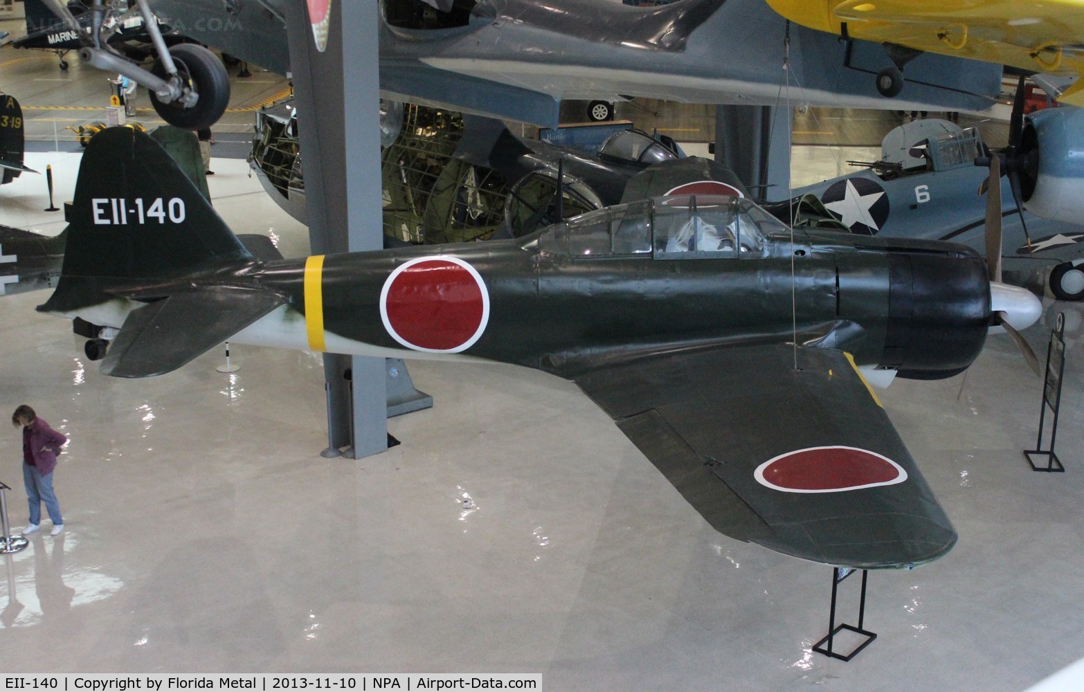 EII-140, 1942 Nakajima A6M2 Model 21 C/N 5450, Nakajima A6M2 Zero
