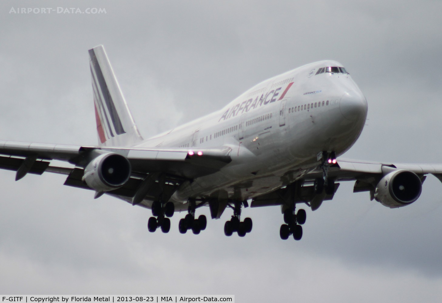 F-GITF, 1992 Boeing 747-428 C/N 25602, Air France 747-400