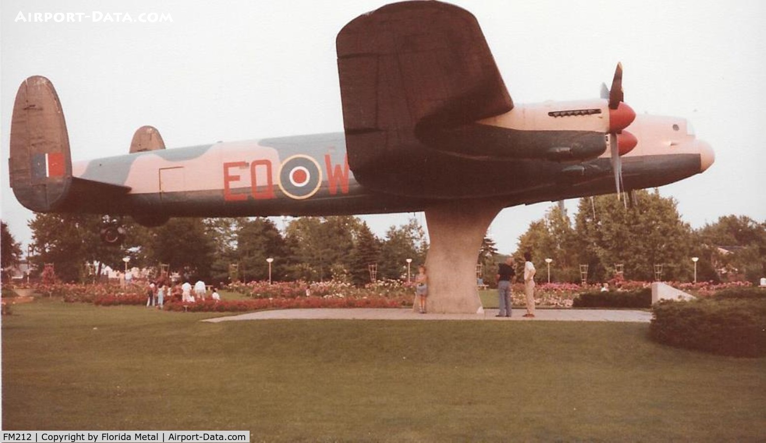 FM212, 1944 Avro 683 Lancaster B10 C/N Not found FM212, Avro Lancaster B10 at Jackson Park Windsor Ontario. Currently at Windsor Airport being restored.  This was taken circa 1983 by my grandfather Louis Dzialo