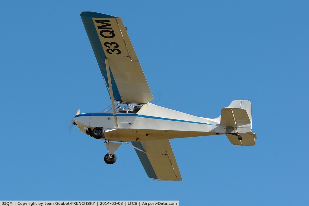 33QM, Humbert Tétras C/N 33, Bordeaux Aviation take off for training