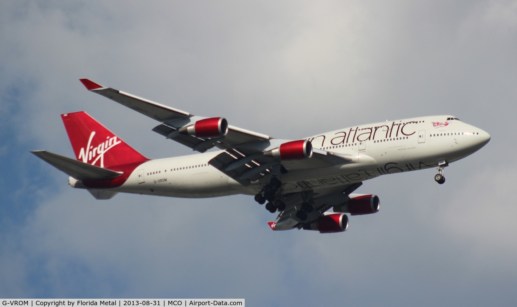 G-VROM, 2001 Boeing 747-443 C/N 32339, Virgin Atlantic 747-400