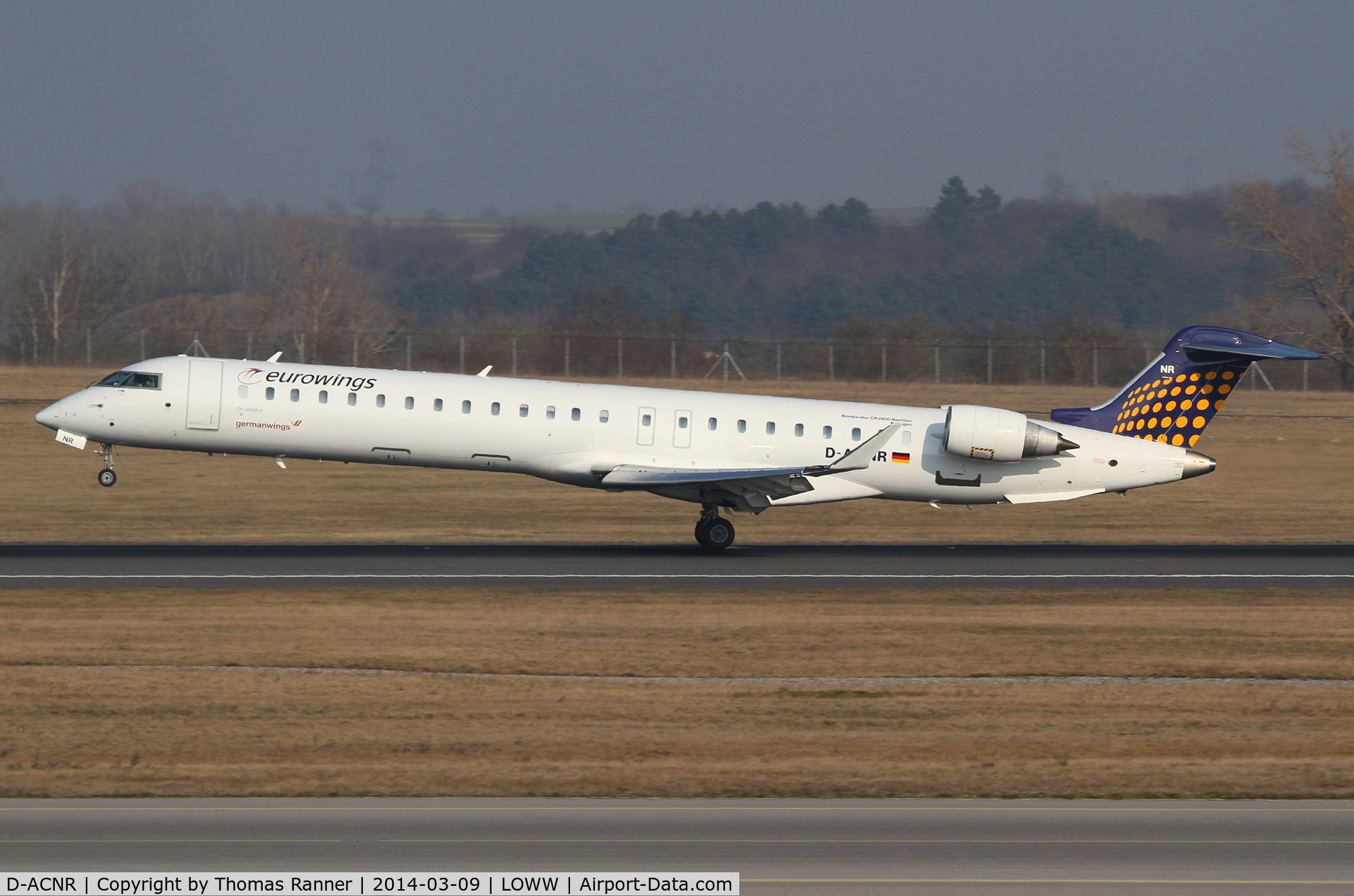 D-ACNR, 2011 Bombardier CRJ-900LR (CL-600-2D24) C/N 15263, Eurowings CRJ900