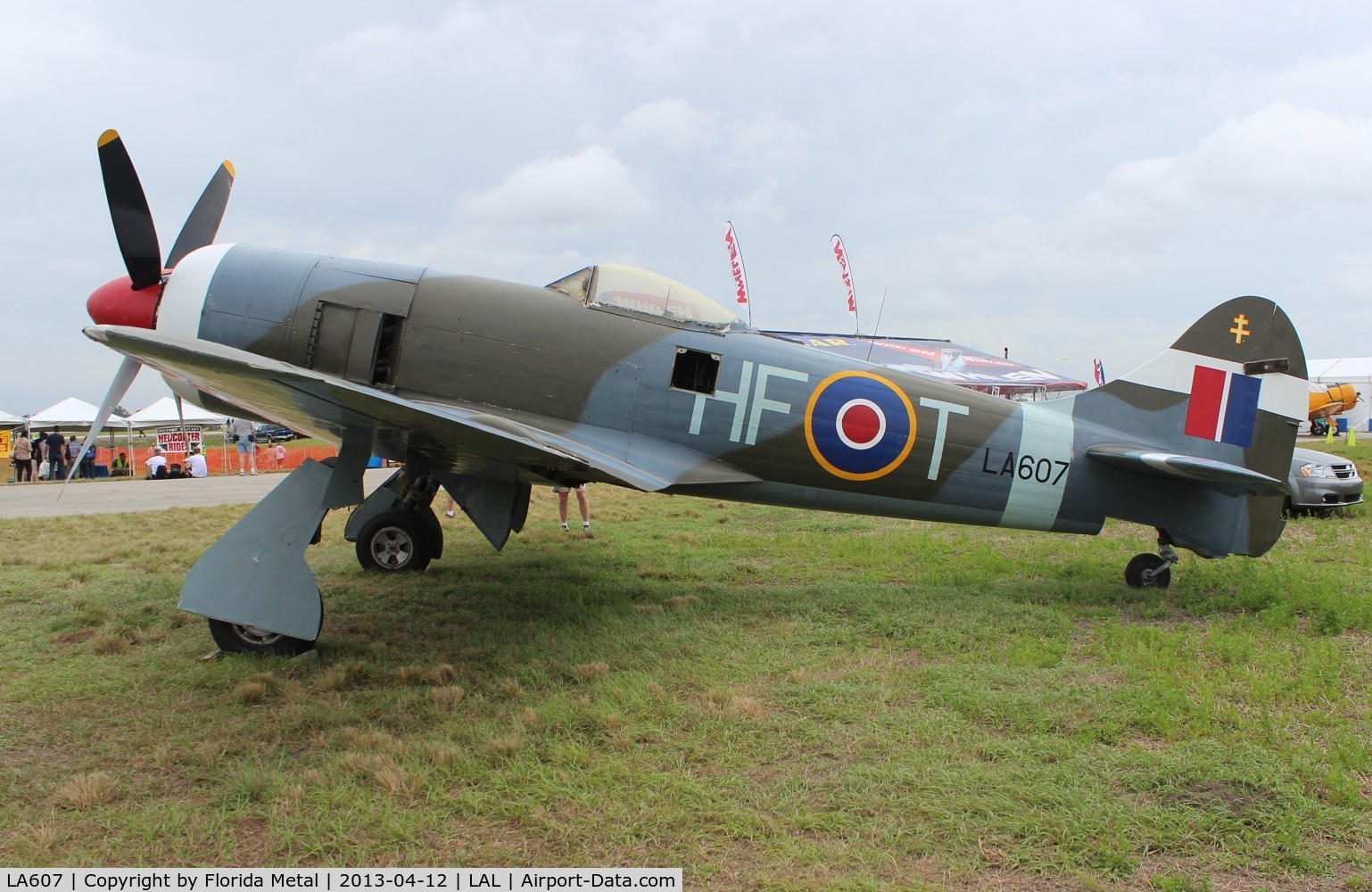 LA607, 1943 Hawker Tempest II C/N Not known LA607, Tempest II