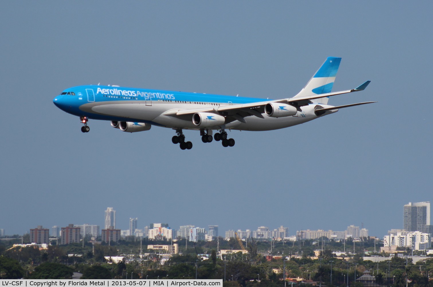 LV-CSF, 1996 Airbus A340-313X C/N 128, Aerolineas Argentinas A340-300