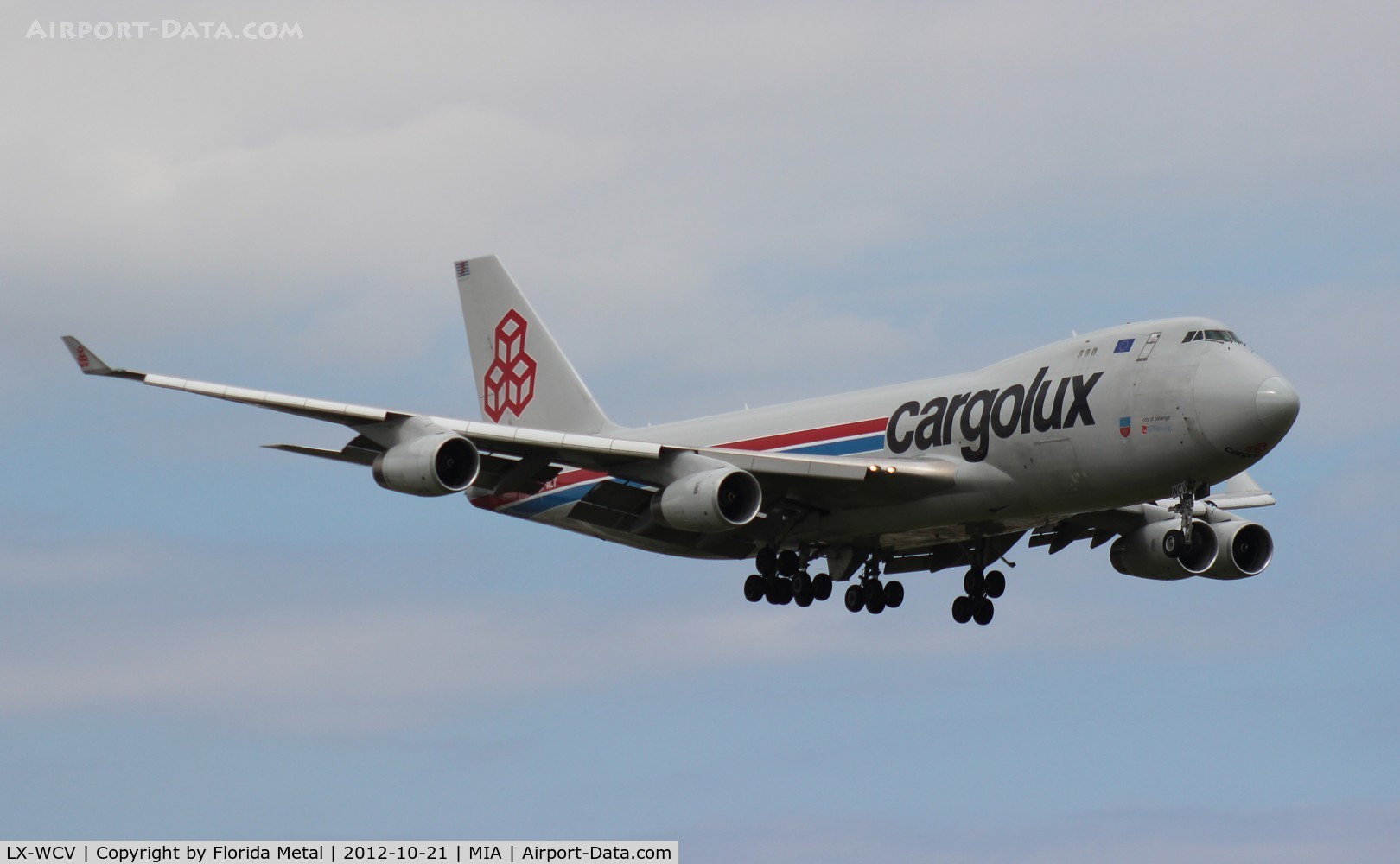 LX-WCV, 2007 Boeing 747-4R7F C/N 35804, Cargolux 747-400