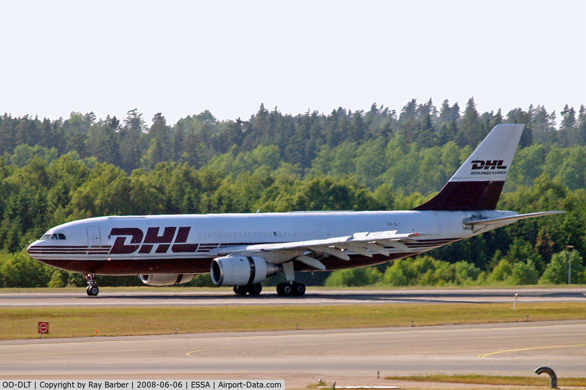 OO-DLT, 1983 Airbus A300B4-203(F) C/N 250, Airbus A300B4-203F [250] (DHL) Stockholm-Arlanda~SE 06/6/2008