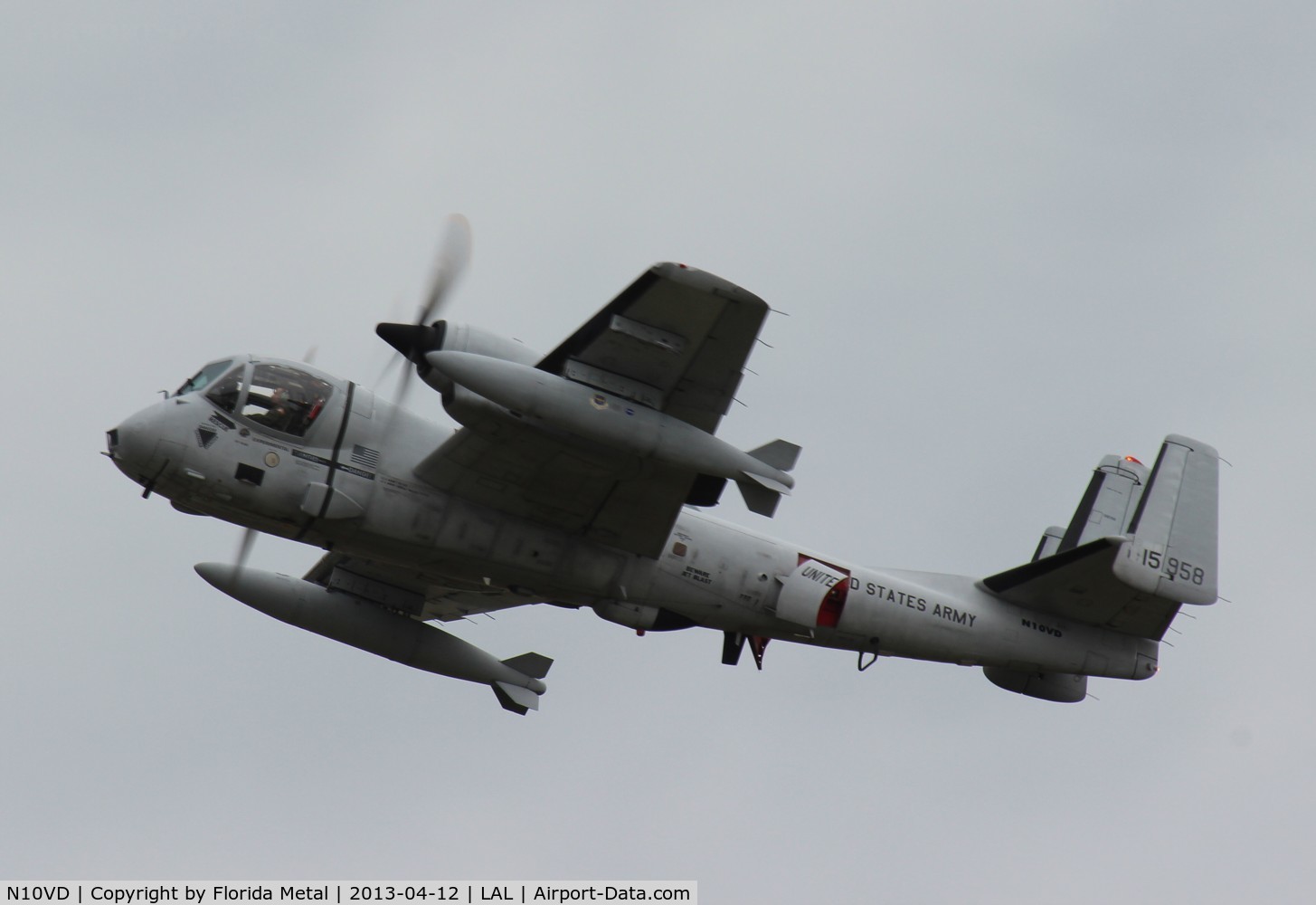 N10VD, 1968 Grumman OV-1D Mohawk C/N 162C, OV-1D Mohawk