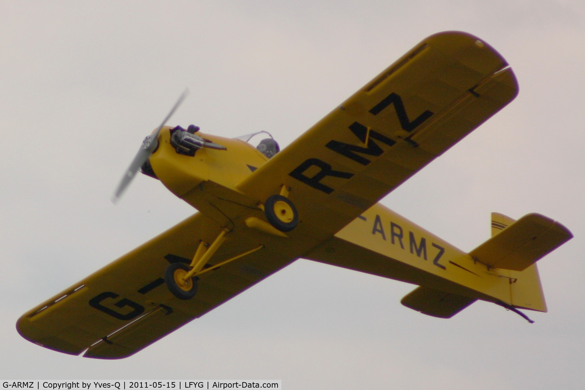 G-ARMZ, 1961 Rollason Druine D.31 Turbulent C/N PFA 565, Rollason Druine D.31 Turbulent, Cambrai-Niergnies Airfield (LFYG) open day Tiger Meet 2011