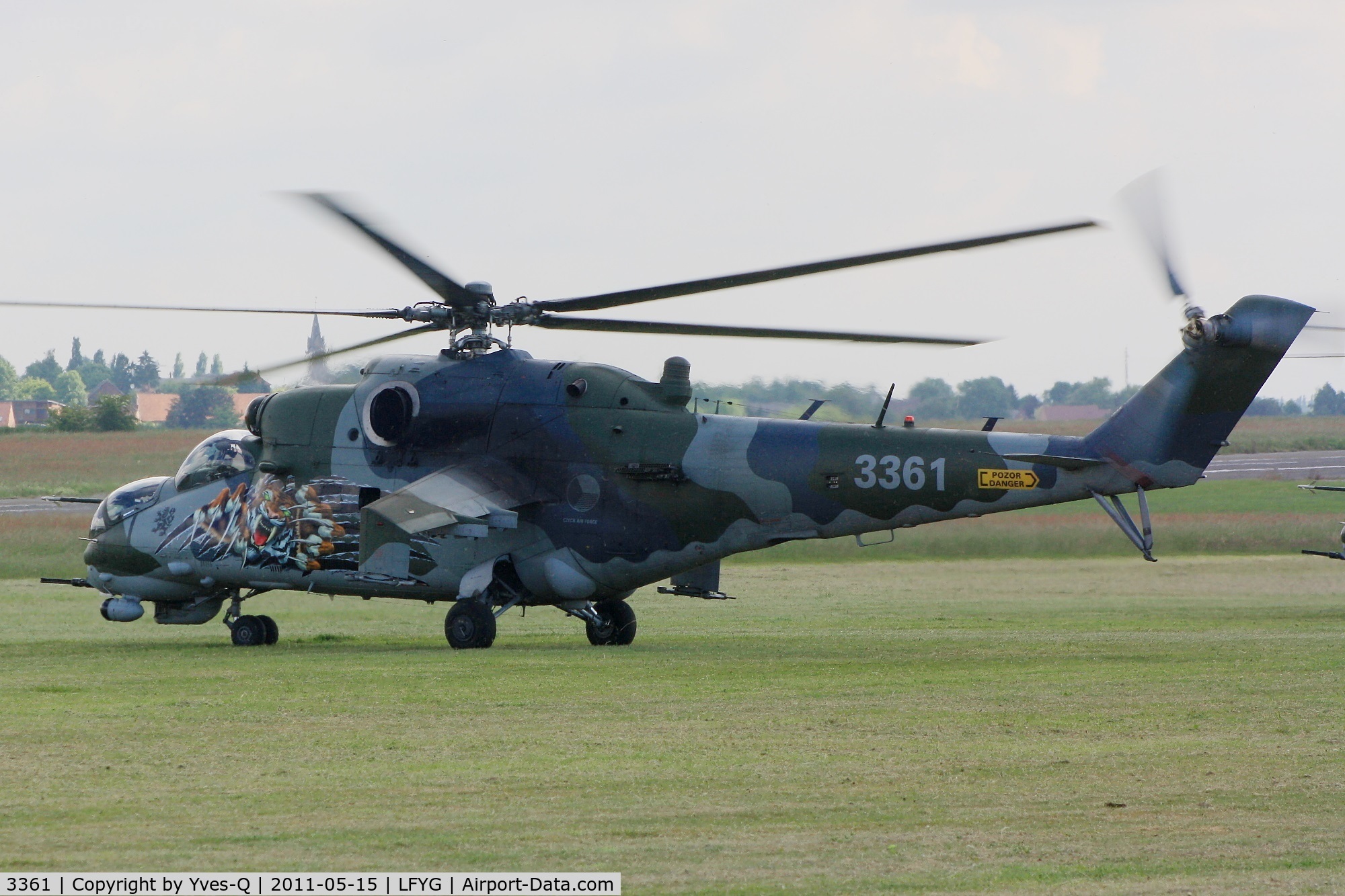 3361, 2005 Mil Mi-35 Hind E C/N 203361, Czech Republic Air Force Mil Mi-35 Hind E, Cambrai-Niergnies Airfield (LFYG) open day Tiger Meet 2011