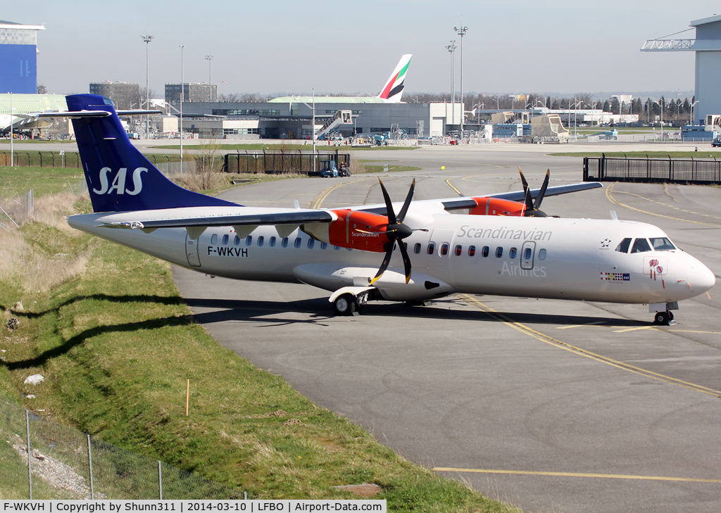 F-WKVH, 2013 ATR 72-600 (72-212A) C/N 1120, C/n 1120 - Ex. Links Air ntu and now used by Jettime in SAS c/s. To be OY-JZC